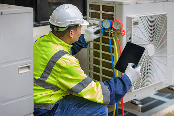 Professional Hvac Maintenance technician working in Elberta, UT